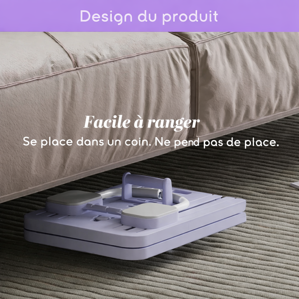 Planche de Fitness 4-en-1 Pliable & Portable