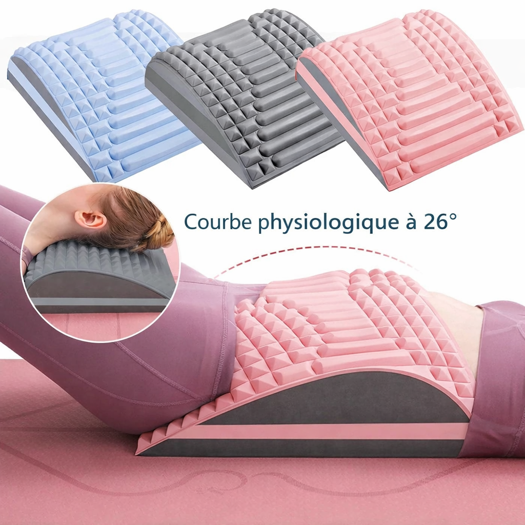 Coussin d’étirement lombaire & Correcteur de posture